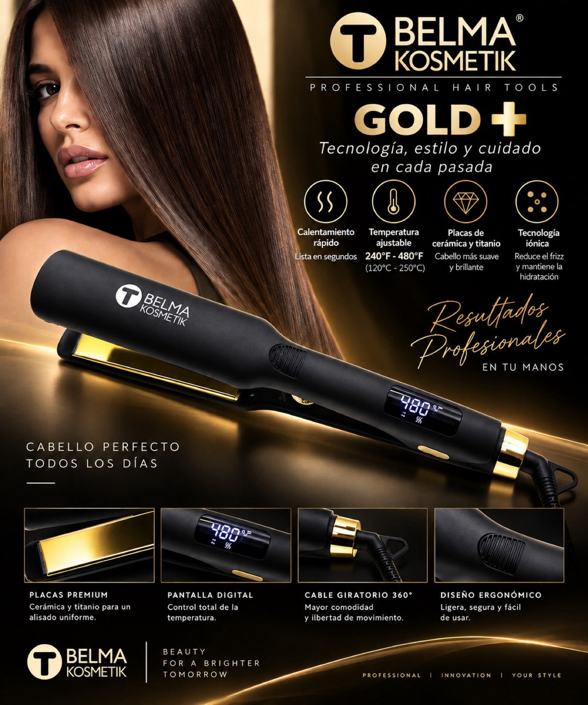 Plancha Gold+ 480°F